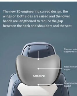 عرض قطعتين وسادة سيارة للرقبة واسفل الظهر